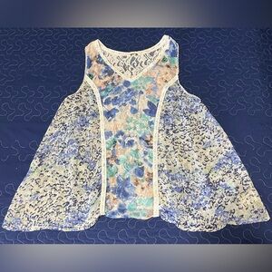 Miss Me Beautiful Boho Tank ~ Size L